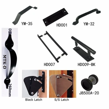 

Black Country Barn Sliding Door Pull Handle Knob Latch Hardware Antique Vintage