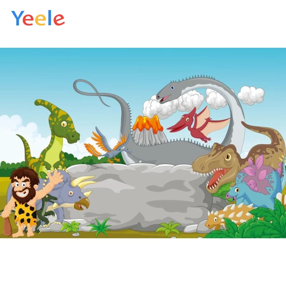 

Yeele Dinosaurs Scene Backdrop Children Portrait Photography Backgrounds Wall Photographic Backdrops Props For Photo Studio