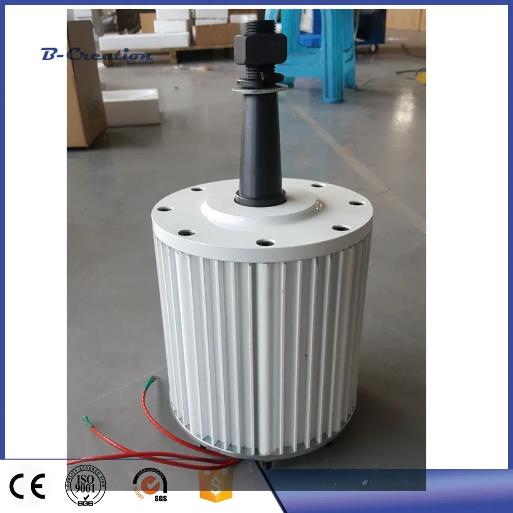 

2000w Generator Wind Power Generator 2kw Alternator 48/96v Low Rpm Permanent Magnet Wiht High Efficient Brushless