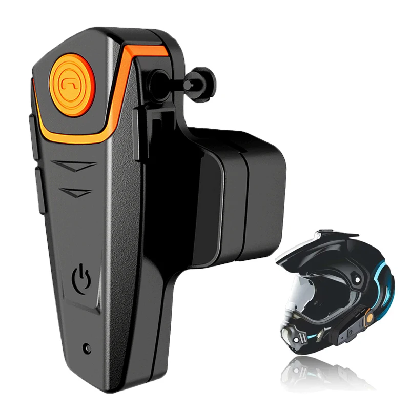 

2017 Updated Version BT-S2 Bluetooth Motorcycle Helmet Intercom Interphone Headset with FM Radio Earphone Helmet Intercom