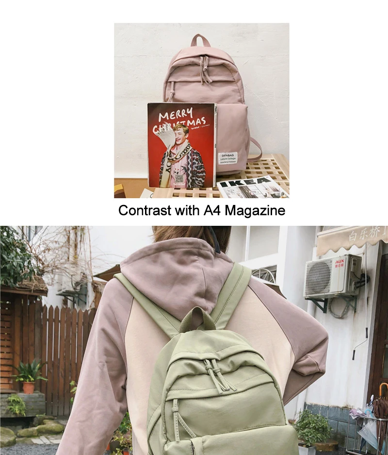 DCIMOR классический водонепроницаемый нейлоновый женский рюкзак большой емкости несколько карманов на молнии рюкзаки дорожная сумка для девочек-подростков школьная сумка