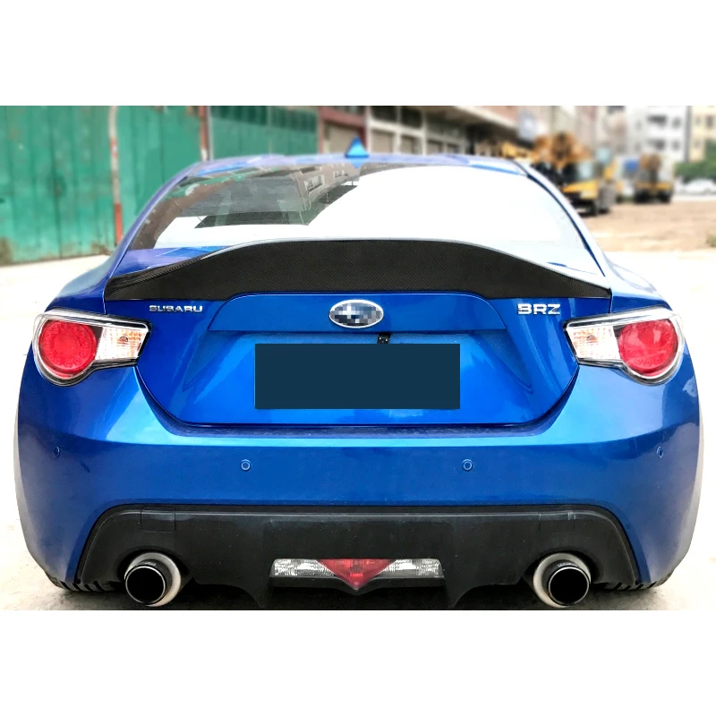 Спойлер из углеродного волокна для Toyota GT86 Subaru BRZ, спойлер 2012- года, задний спойлер из углеродного волокна с глянцевым волокном, крыло багажника