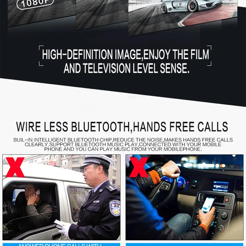 Автомобильный видеоплеер 7 дюймов мультимедиа сенсорного экрана MP5 плеер USB FM bluetooth Поддержка камеры заднего вида 7018B