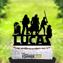 Топпер для торта Люка Скайуокера, топпер для торта Дарта Вейдера Звездные войны, топпер для торта Йоды, топпер для торта R2D2, топпер для торта Чубакка