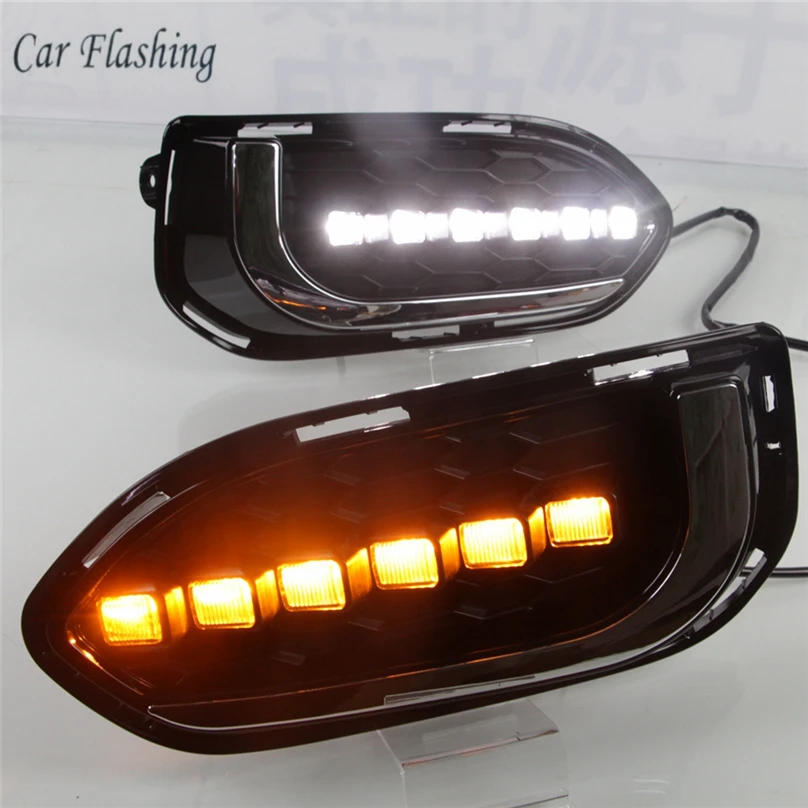 Wholesale 1Pair For Honda jazz fit 2018 2019 DRL Driving ...