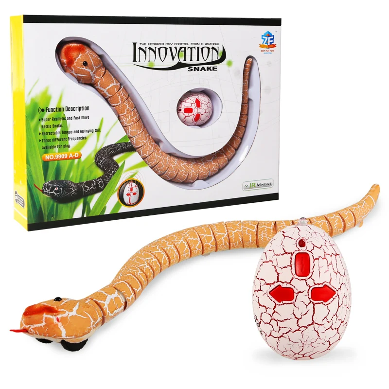 Пульт дистанционного управления с перезарядкой змея погремушка животное затычки игрушка трюк пугающая игрушка-прикол для детей Дети Play-M17