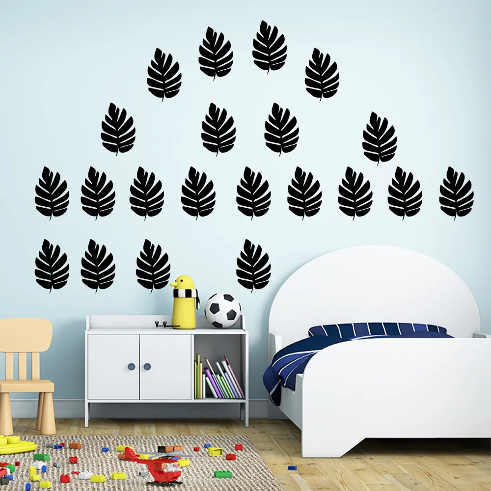 Removable Plant Leaves Vinyl Wall Stickers Wall Decor For Baby's Rooms Kids Room Decoration Wallsticker Wall Decals Removable Plant Leaves Vinyl Wall Stickers Wall Decor For Baby's Rooms Kids Room Decoration Wallsticker Wall Decals