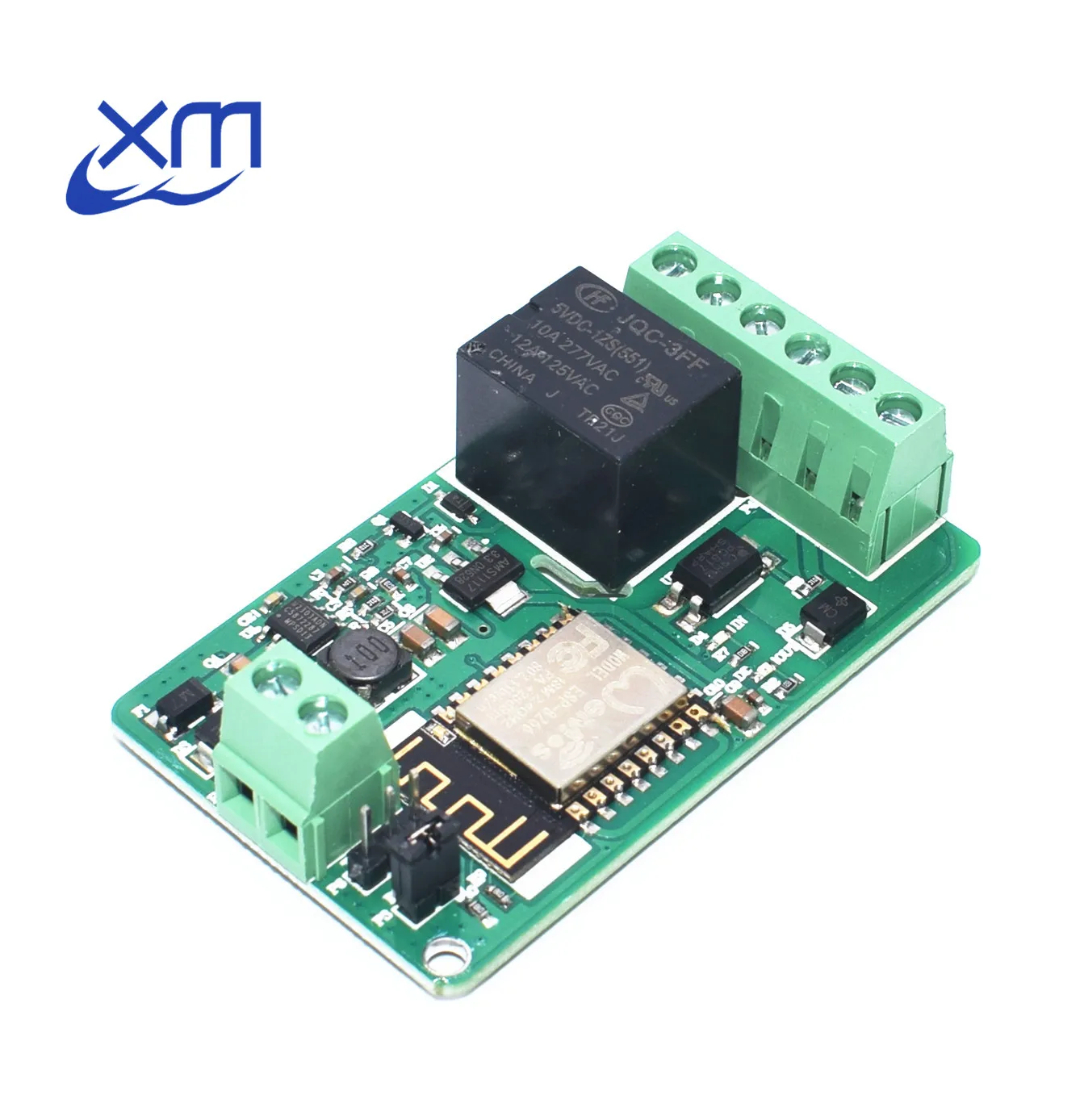 Сетевое реле Green ESP8266 10 А 220 В модуль Wi-Fi вход Модули постоянного тока 7 ~ 30 в A21 1 шт. |
