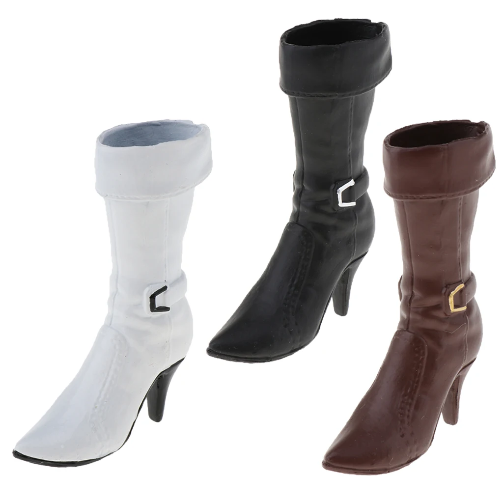 1:6 Scale Fashion High Heel Shoes Boots Model for    Kumik 12