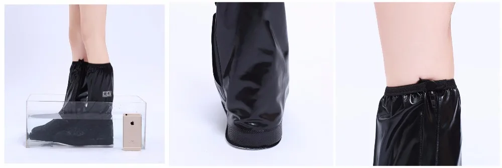 11.Fashion Rainproof Shoe Cover for Men Women Shoes Protector Durable Reusable Waterproof Boot Covers Rain Boots Overshoes