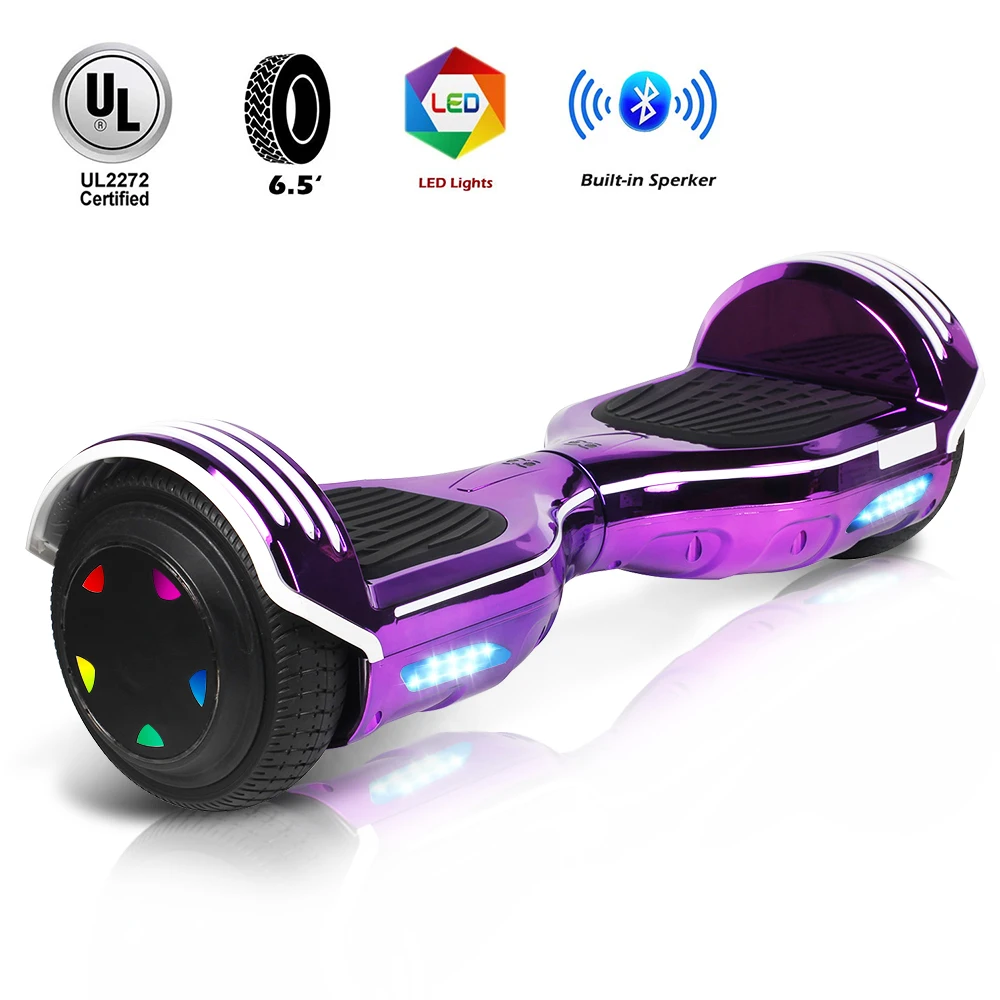 6.5 Inch Hoverboard Electric Scooters Smart Electric Skateboard Self Balance Scooter Bluetooth Speaker LED Hover Board Oxboard