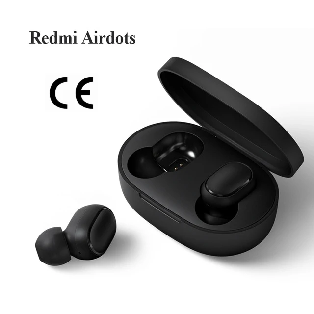 Xiaomi Redmi Airdots TWS беспроводной Bluetooth 5,0 наушники стерео бас с микрофоном Handsfree Спорт шумоподавление беспроводные наушники - Цвет: EU