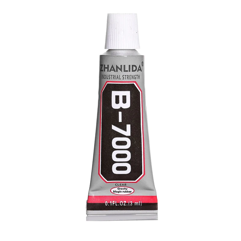 

60Pcs 3ML Epoxy Super B7000 Glue Adhesive B-7000 Glass Bamboo Wood Leather Fabric Plastic Rubber Phone Touch Screen Cloth Hobby