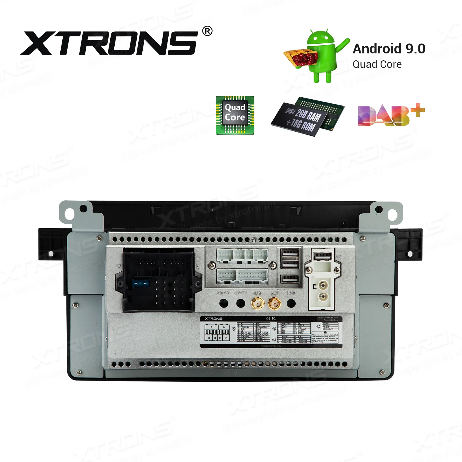 Discount 9" Android 9.0 Pie OS Car Multimedia GPS Radio for MG ZT 2001-2005 with Professional Plug-and-Play Design for Power and Radio 4