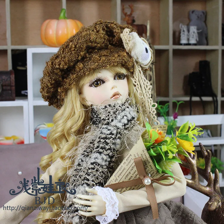 1/4 1/3 весы BJD платье + носки шапка шарф комплект для BJD/SD аксессуары кукольной
