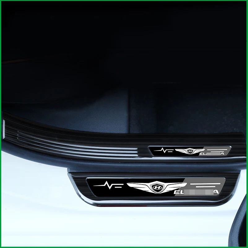 Для hyundai Elantra Avante 2016 2017 2018 Накладка на порог из нержавеющей стали накладка педаль