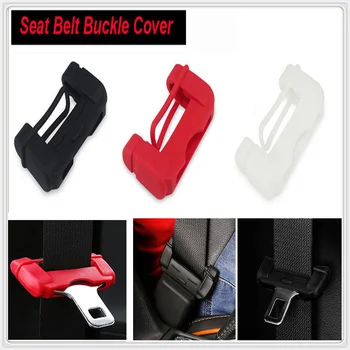 

Car Safety Belt Buckle Covers Silicon Seat Protector for Peugeot Jeep Harley-Davidson Buick Bentley Scania 6008 301 408