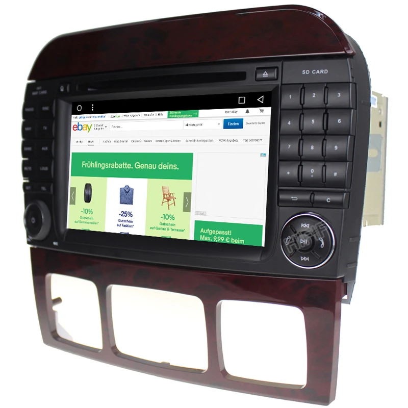 Sale IPS 2 Din Auto Radio Android 9.0 For Mercedes/Benz/W220/W215/S280/S320/S350/S400 S Class Car Multimedia Video Player GPS DVR 4