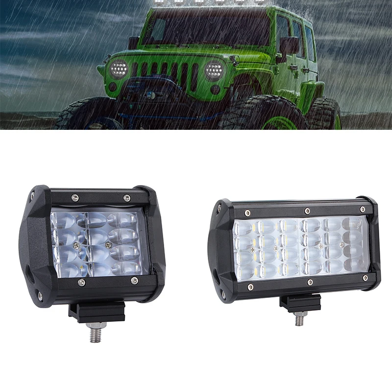 

4 7 Inch 108W 216W LED Light Bar Quad Row Work Light Combo Beam Fog Lamps for Driving Offroad Boat Car Tractor Truck Jeep/SUV
