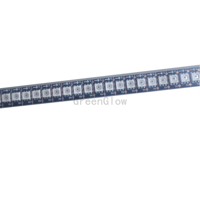 5mX новейший 5В вход 5050SMD SK9822 IC драйвер внутри RGB полноцветная цифросветодиодный