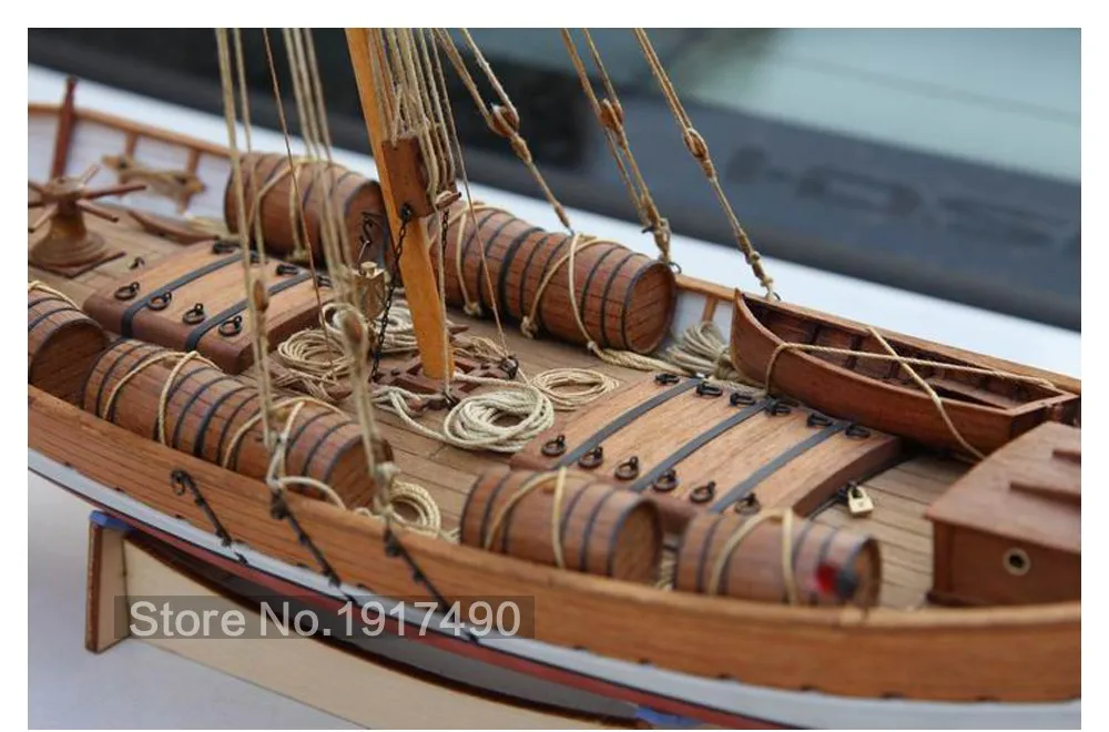 Деревянные модели кораблей наборы Diy поезд хобби модель-дерево-лодки 3d лазер масштаб 1/48 Модель-корабль-сборка образовательный Leudo1800-1900