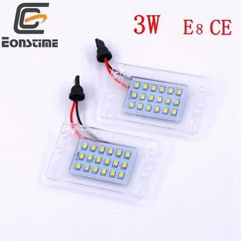 

Eonstime 2pcs Car 18LED License Plate Light for Volvo 855 93-97 V70 CX Auto Replacement Accessory Styling No Error Canbus