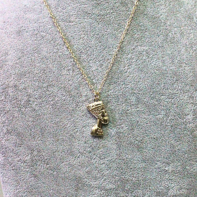 CHUN-YING-Queen-Nefertiti-Jewelry-Egyptian-Necklace-Jewelry-Gold-Nefertiti-Pendant-Necklace-Charm-Jewelry-XL345 (3)