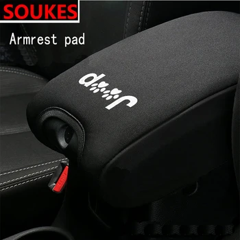 

Car Seat Armrest Pad Auto Center Console Box For Jeep Renegade Compass Wrangler JK 4x4 Grand Cherokee Gladiator