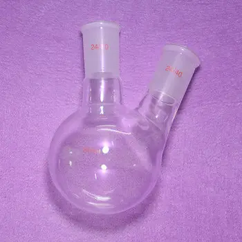 

250ML Two Neck Round Bottom Flask,heavy Wall,24/40 Joint,lab Glassware Flask