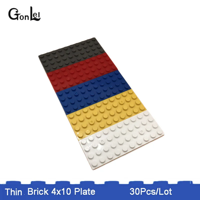 

30Pcs/lot MOC Brick Plate 4 x 6 Base Plate for Small Dots Bricks Baseplate Board Building Blocks DIY Toys Compatible with legoes