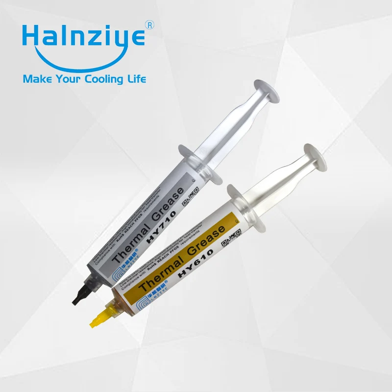 

HY610&HY710 30G 5pcs each gold&silver thermal grease/paste/heatsink compound for computer&laptop CPU/GPU