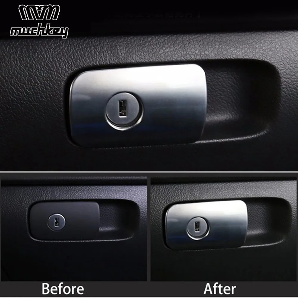 Car-Styling For VW for Volkswagen Tiguan 2010 2011 2012 2013 2014 2015 Car Accessories Glove Box Switch Cover 1pc