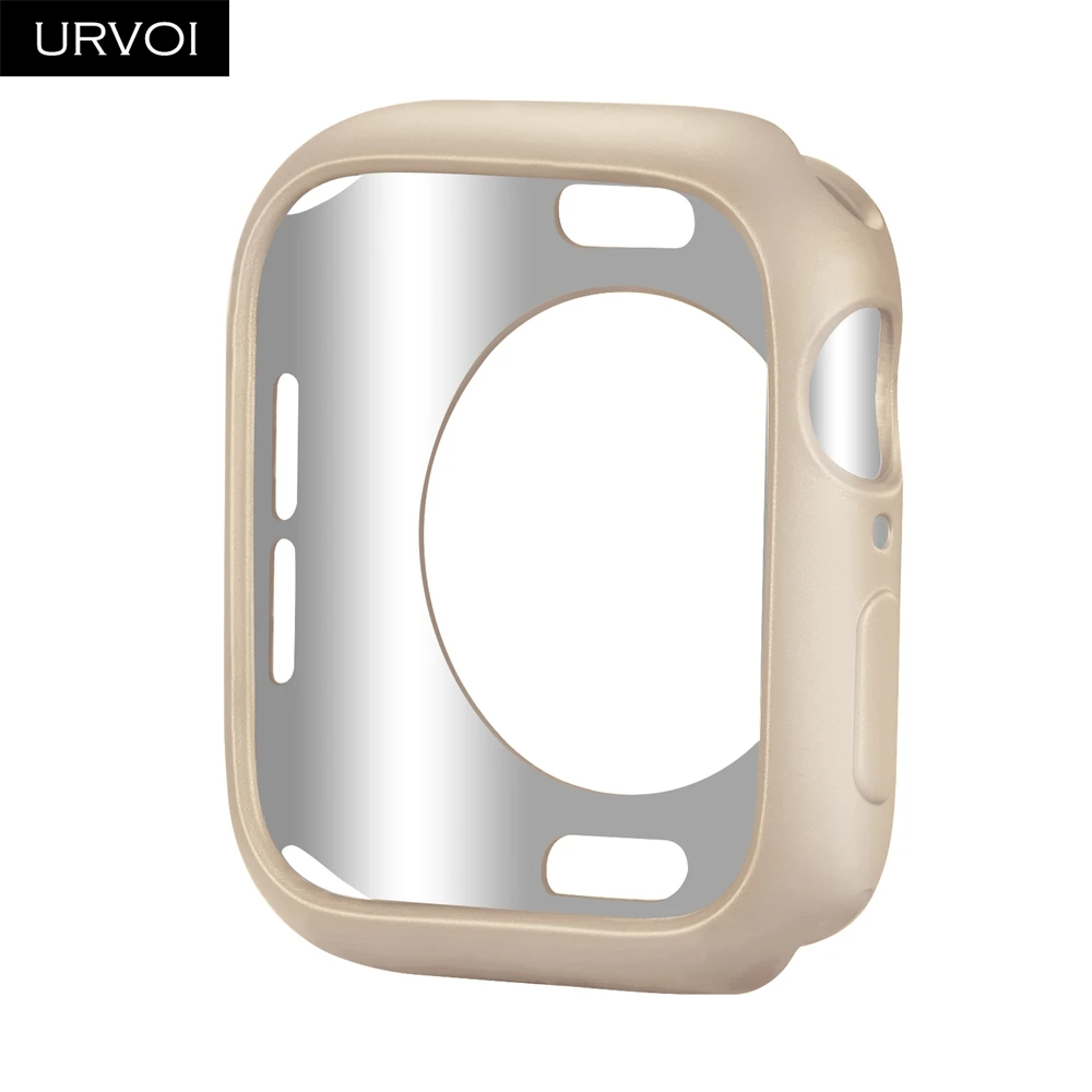 Чехол URVOI для apple watch series 6 SE 5 4 3 2 1 чехол iwatch бампер из ТПУ защита 38 42 40 44 мм