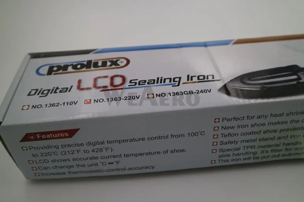 Цифровой ЖК уплотнительный Утюг Prolux PX1363 220В|sealing iron|iron seal |