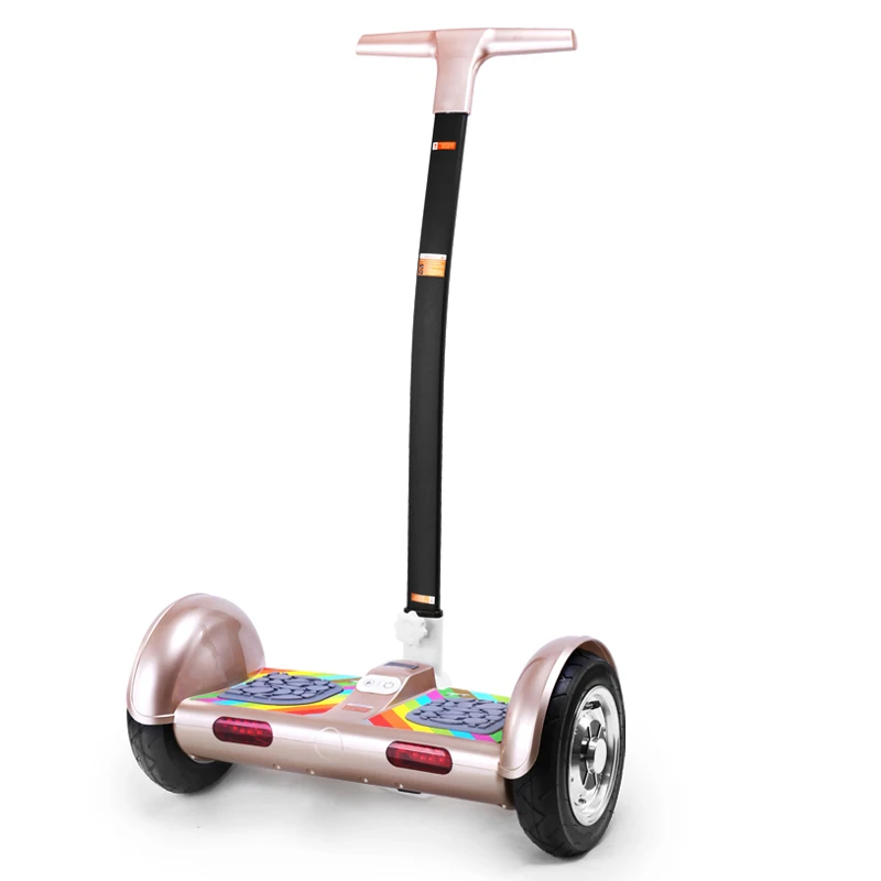 pink segway with handles