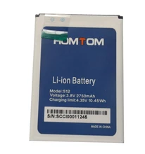 オリジナル株式高品質 2750 バッテリー HOMTOM S12/S12 プロの携帯電話の交換 + 追跡番号(China)