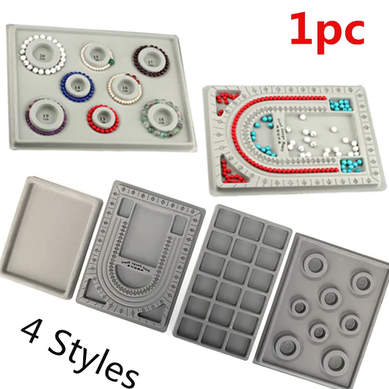 1 шт. Горячая Новинка DIY флокированные бусины доска браслет Бисероплетение ожерелье ювелирных изделий лоток ремесло инструмент