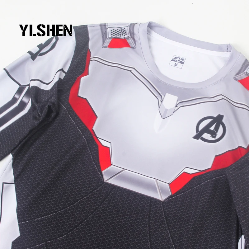 2019 New Avengers Endgame Quantum Realm T-shirt Tee Man Advanced Tech Top Shirt Cosplay Costumes Avengers Endgame Hoodies Jacket