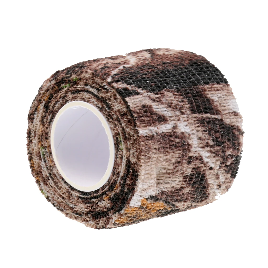 5cm x 2.2 Meters Self-adhesive Camouflage Tape Camo Stealth Tape for Outdoor Hunting Camping Accessories