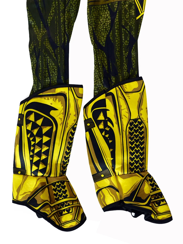 Superhero Deluxe Child Muscle Cosplay Dress-up Dawn of Justice Aquaman Halloween Costume Boys DC Justice League Neptune Cosplay