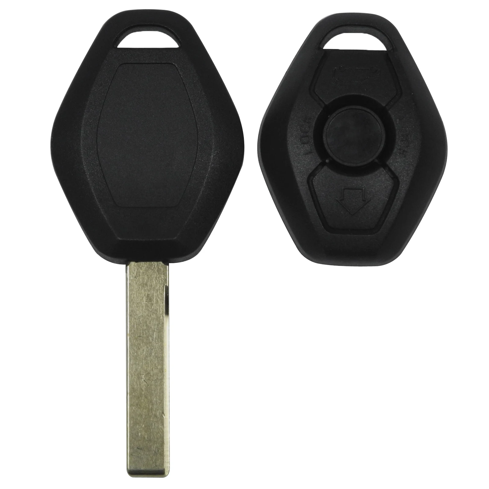

Jingyuqin Remote Car Key Case Shell for BMW E38 E39 E46 Unut Hu92 Blade Car-Styling