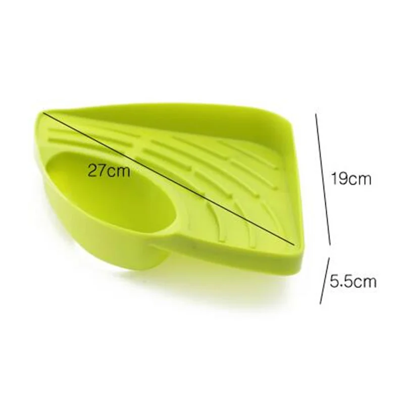 Triangular Sink Rack Storage Racks Bathroom Sink Sponge Stand Storage Debris Kitchen sink multi-function Dishwasher Drain Rack  (4)
