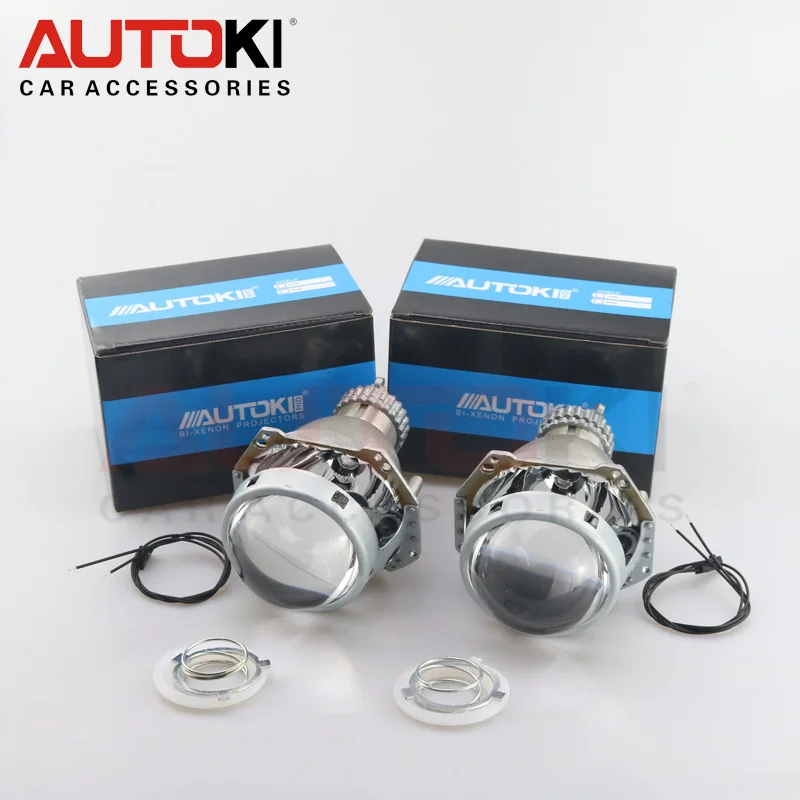 Обновление Autoki высокий яркий G5 hid Биксеноновая проектор объектив света для D2S H4 фар