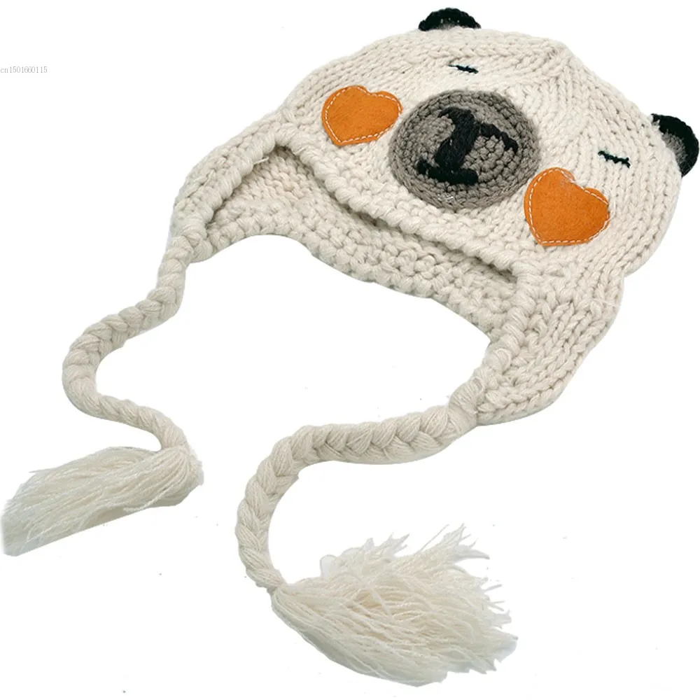 Retail Super Lovely Children Winter Crochet Hats Animal Bear Styles ...