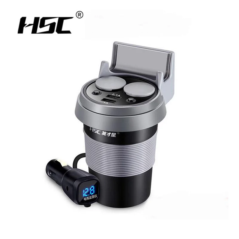  Cargador de coche USB Dual carga rápida para teléfono móvil enchufe de encendedor de coche usb carg