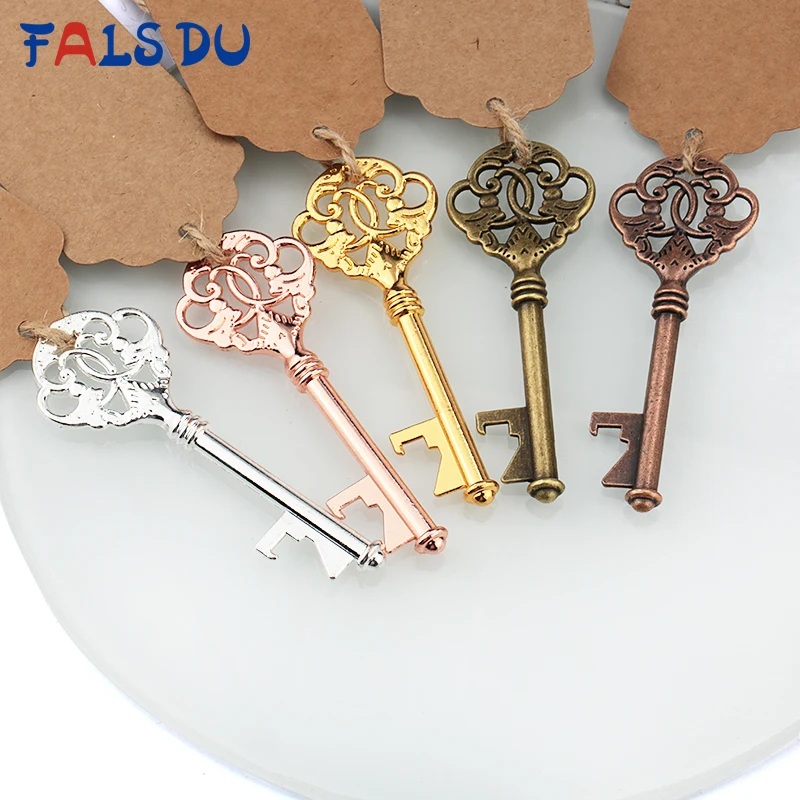 

Retro Metal Portable Key Shaped Beer Bottle Opener Bar Key Ring Wedding Souvenir Creative Gift For Party Kitchen Accessories