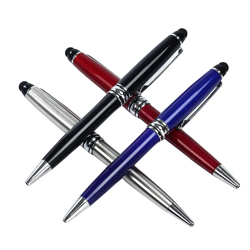 

BAIKINGIFT 2 in 1 Universal Metal Capacitive Tablets Touch Stylus Pen Microfiber Ball Pen For iPhone,Laptop