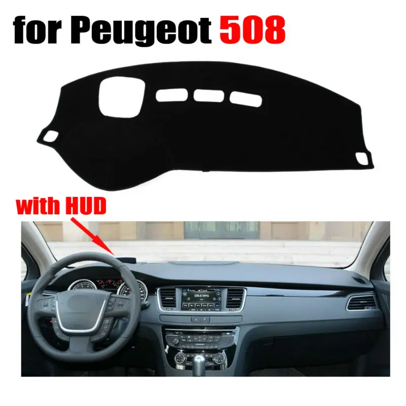 Car dashboard covers mat for Peugeot 508 High configuration all the year Left hand drive dashmat pad dash cover auto accessories |