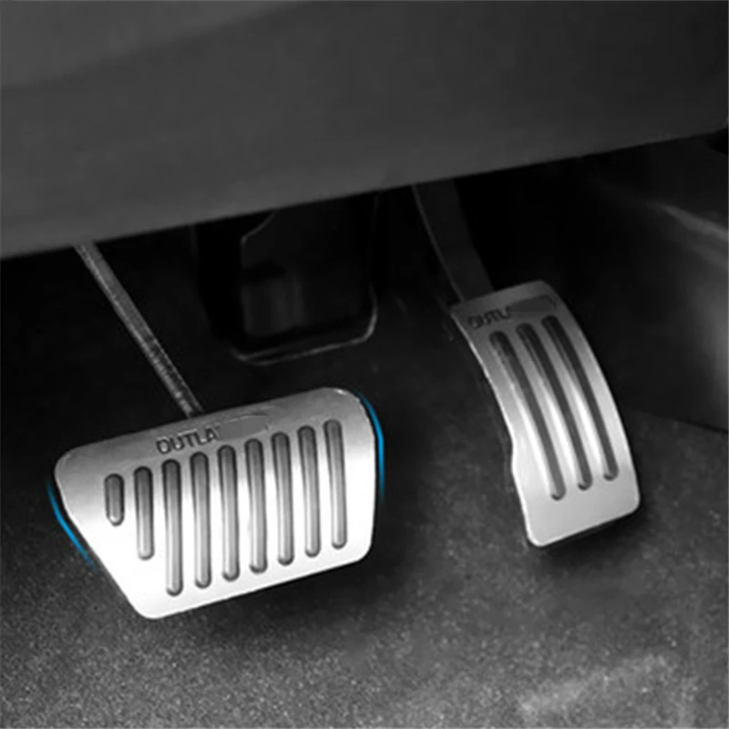 For New Mitsubishi Outlander 2013 2016 2017 2018 Gas Fuel Gas Pedal Brake Pedal Foot Pedal Cover internal decoration accessories