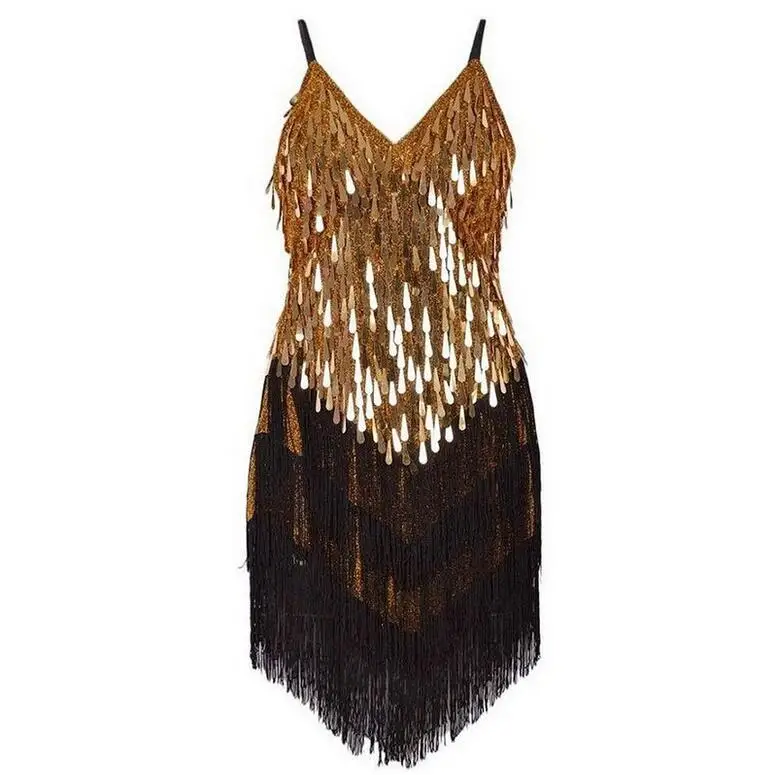 Сексуальный летом кисточкой женщины мини-платье офф-плечу глубокий v-образный вырез блестками ночной клуб ну вечеринку платья танцевальная одежды 8 цвета